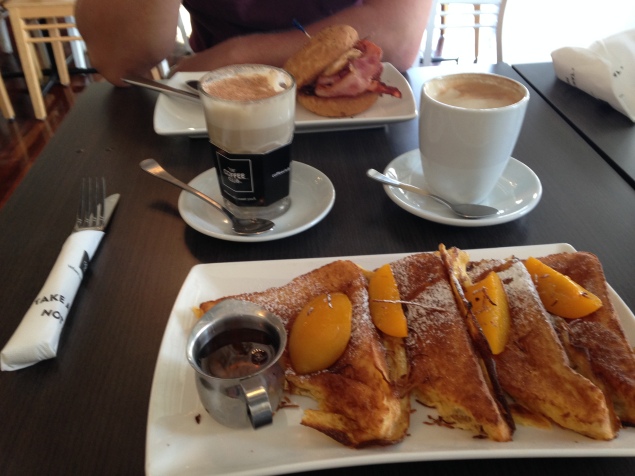 This brekkie was so good! <3 french toast <3