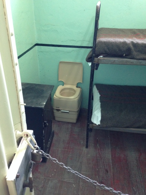 They had to put porta potties in the cells
